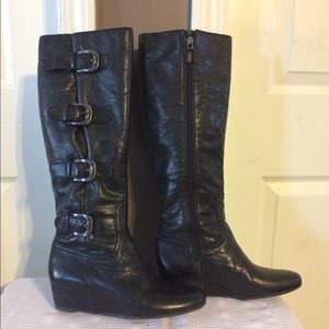Franco Sarto leather knee high boots size - 7